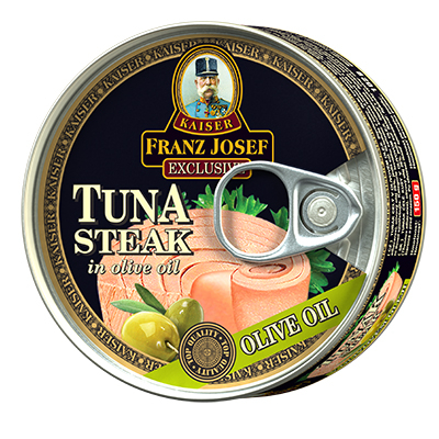 Tuniak steak v olivovom oleji 